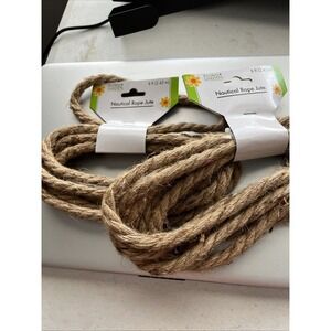 Floral Garden Decorative Nautical Rope Jute 8 ft 2 Units